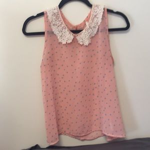 Pink Tank Too Blouse